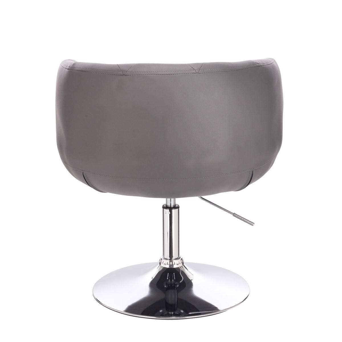 COCKTAILSESSEL PANAMA Kunstleder Grau - Silberfarben/Grau, Textil (55/78/61cm) - SVITA