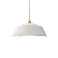 HÄNGELEUCHTE Kon - Weiß Hochglanz, Metall (50/50/17cm) - Lumicom