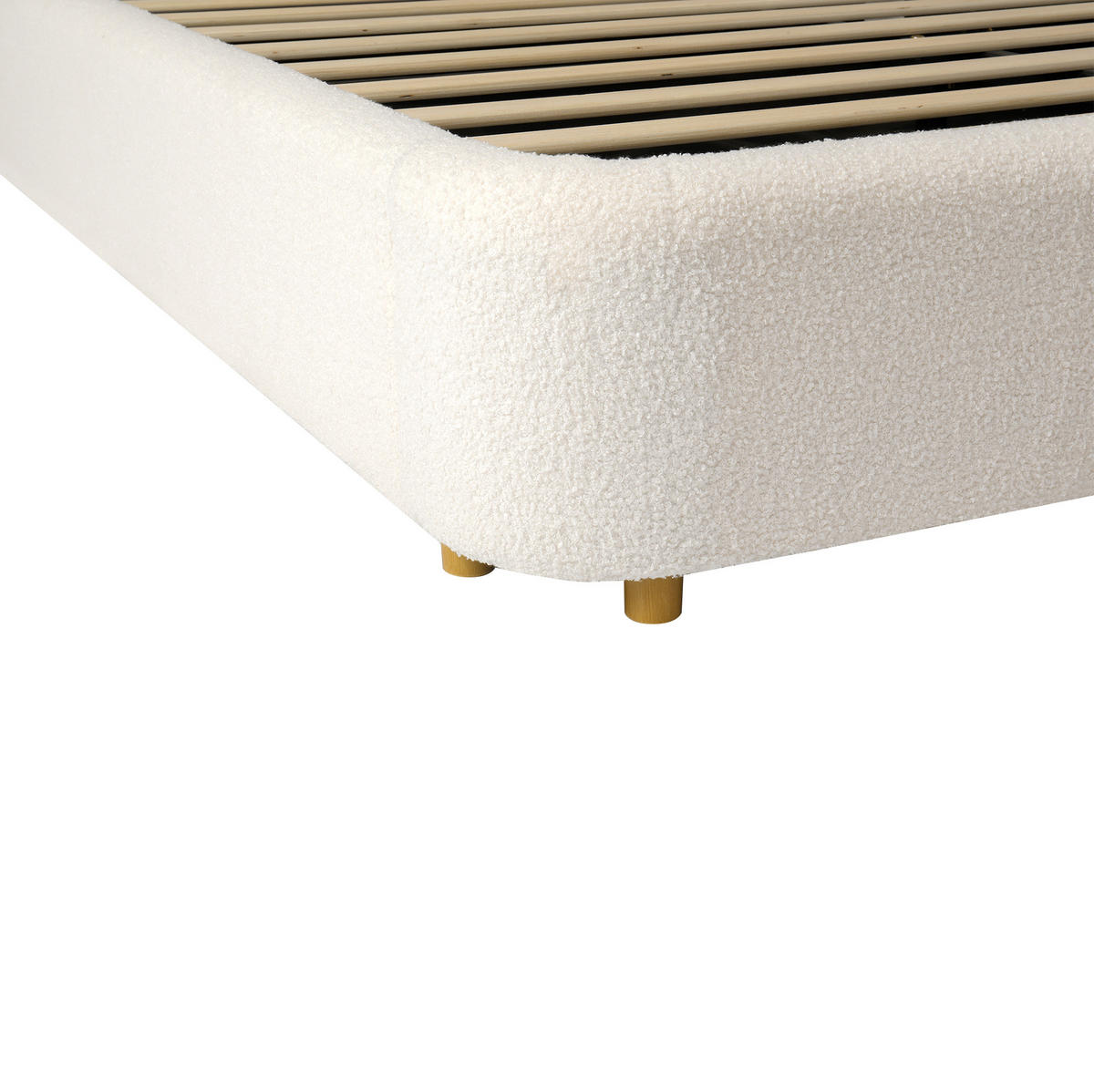 POLSTERBETT 180/200 cm mit Lattenrost, hydraulischem Bettkasten und waschbarem Kopfteilbezug, Beige - Beige, Textil (180/200cm) - Redom