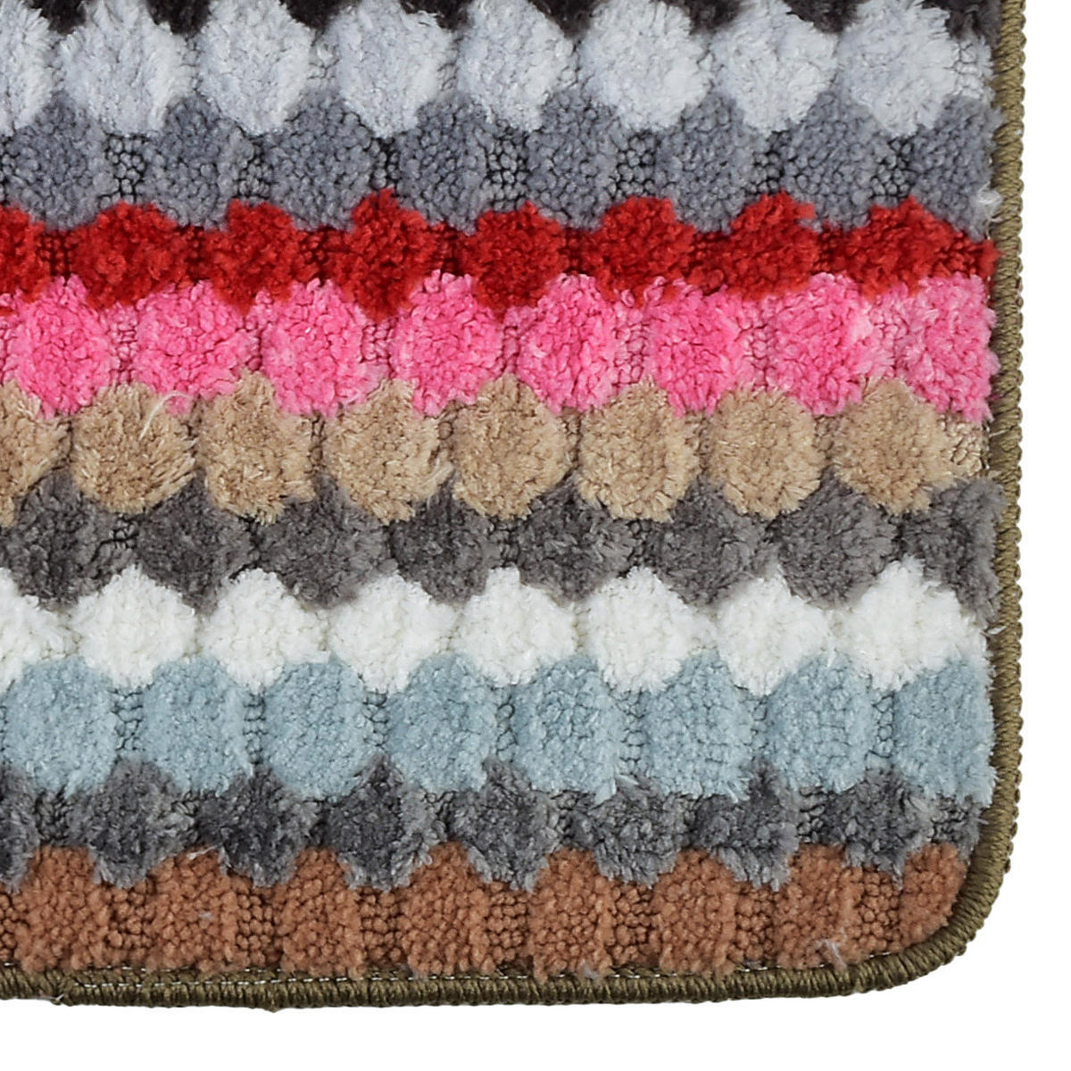 BADTEPPICH Zac Graphite 60/40/2 cm Textilien - Graphitfarben, Textil (40/60cm) - Mondex