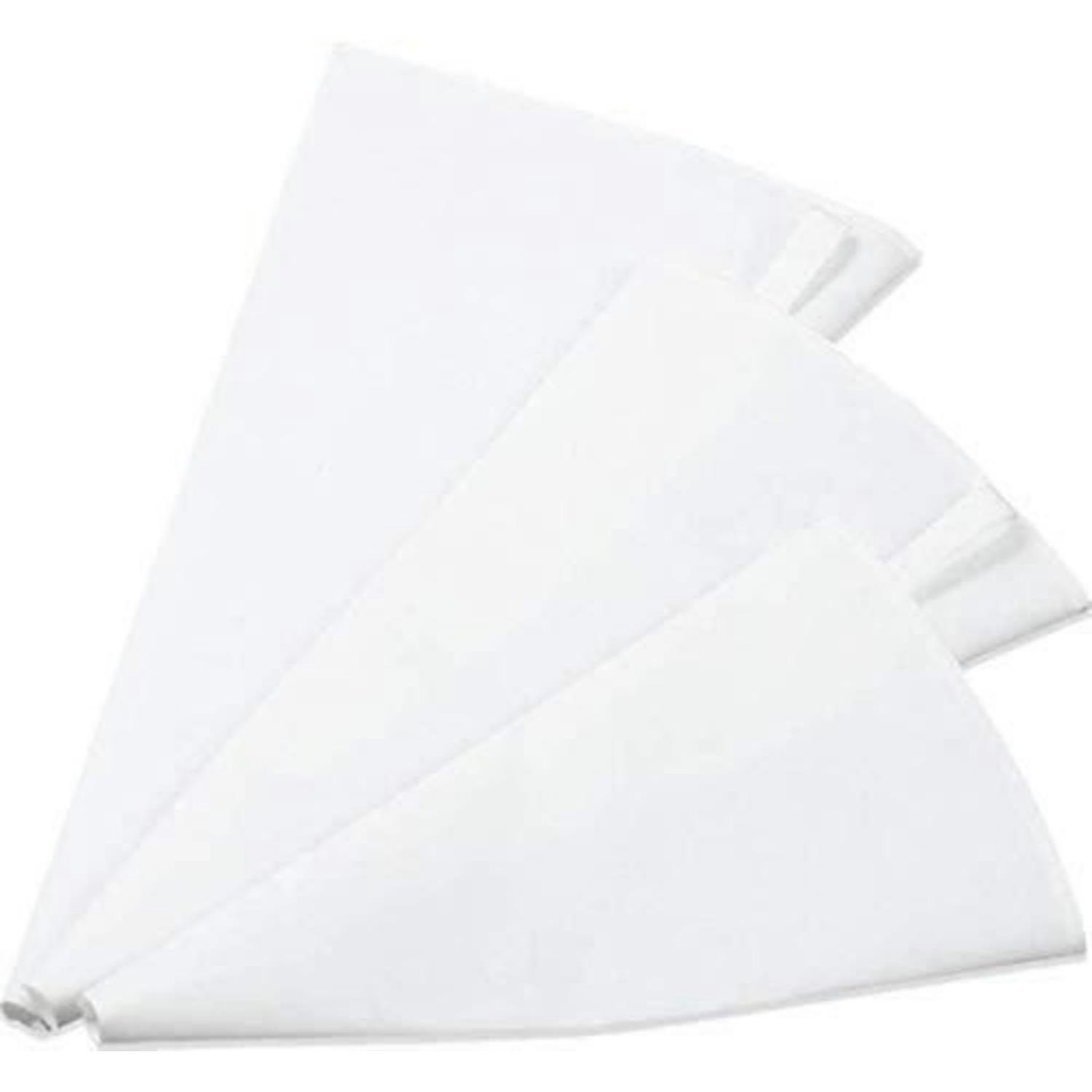 SPRITZBEUTEL 3-teiliges Set Baumwolle Weiß - Weiß, Textil (21.5/1/35cm)