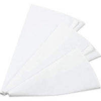 SPRITZBEUTEL 3-teiliges Set Baumwolle Weiß - Weiß, Textil (21.5/1/35cm)