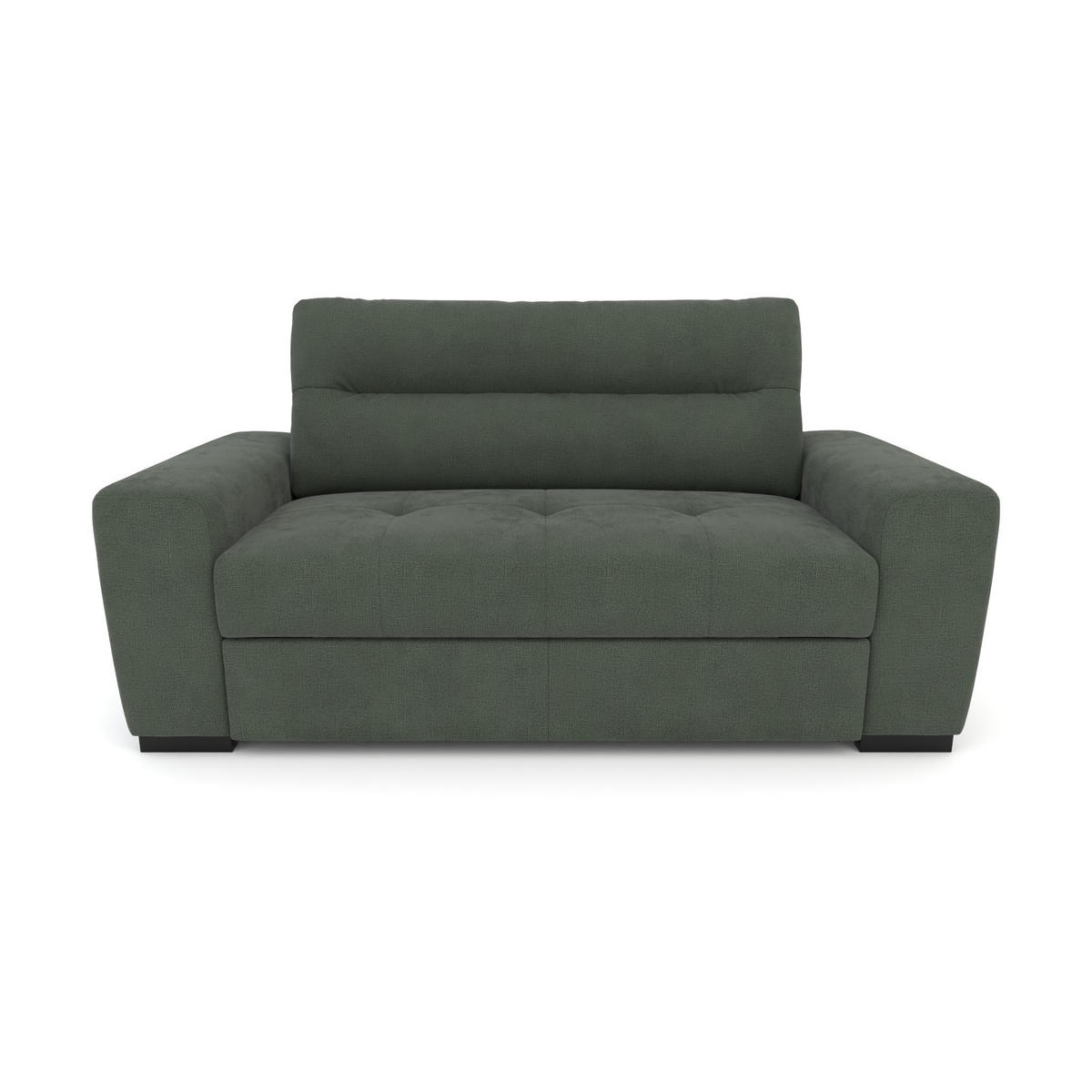 2-SITZER Carlisle Chenille Grün 183/97/93 cm - Waldgrün, Kunststoff/Textil (183/93/97cm) - foamnova