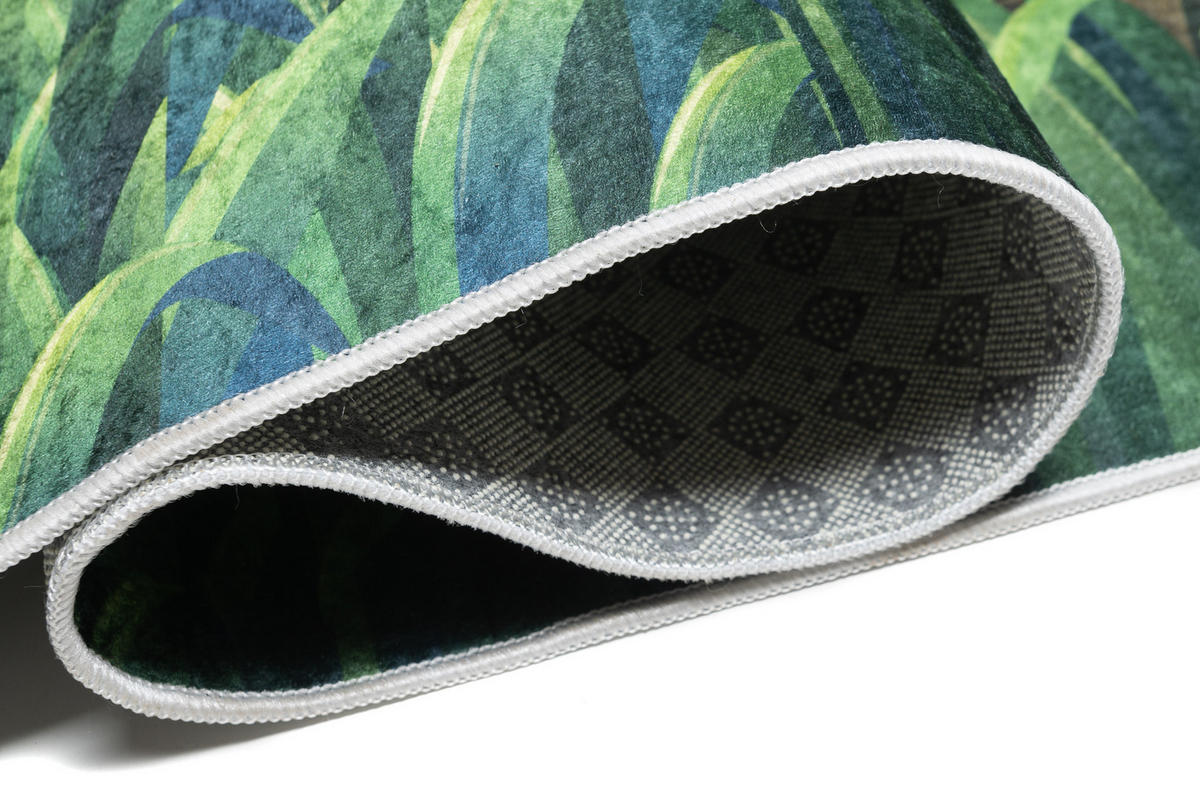 TEPPICH EMMA Grün 140/200 cm - Grün, Kunststoff (140/200cm) - Tapiso