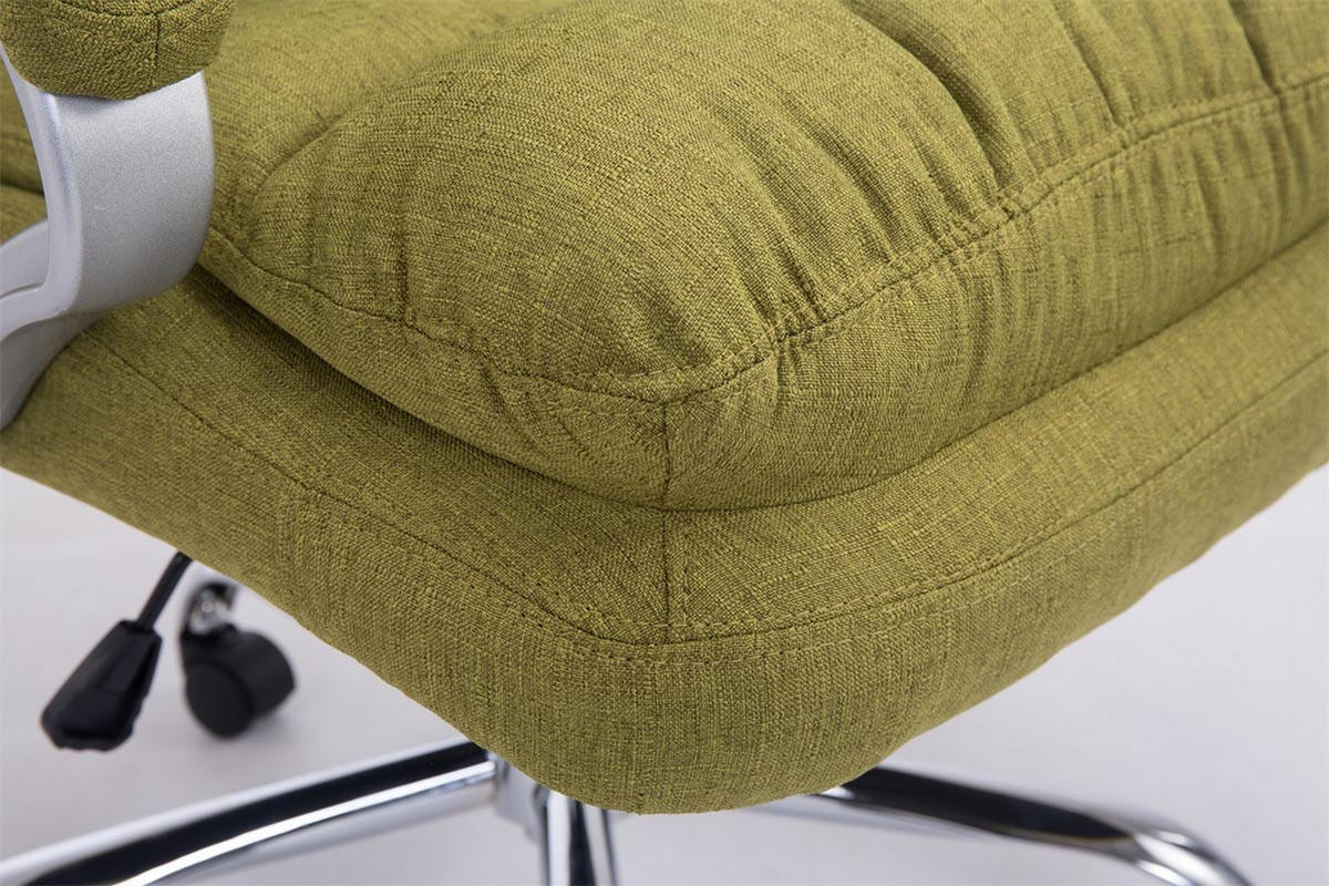 BÜROSTUHL BIG Vancom, Stoff Grün - Grün, Textil/Metall (77/122/77cm) - TPFLiving
