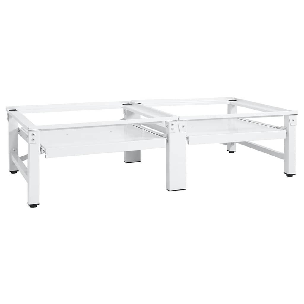 vidaXL Untergestell Weiß 61.5x33.5x124.5 cm