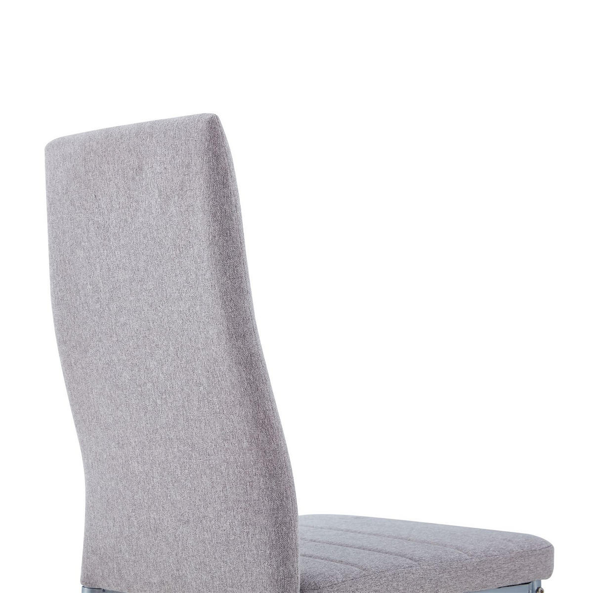 ESSZIMMERSTUHL NATHALIE 4er-Set grau - Grau, Textil (43/100/50cm) - IDIMEX