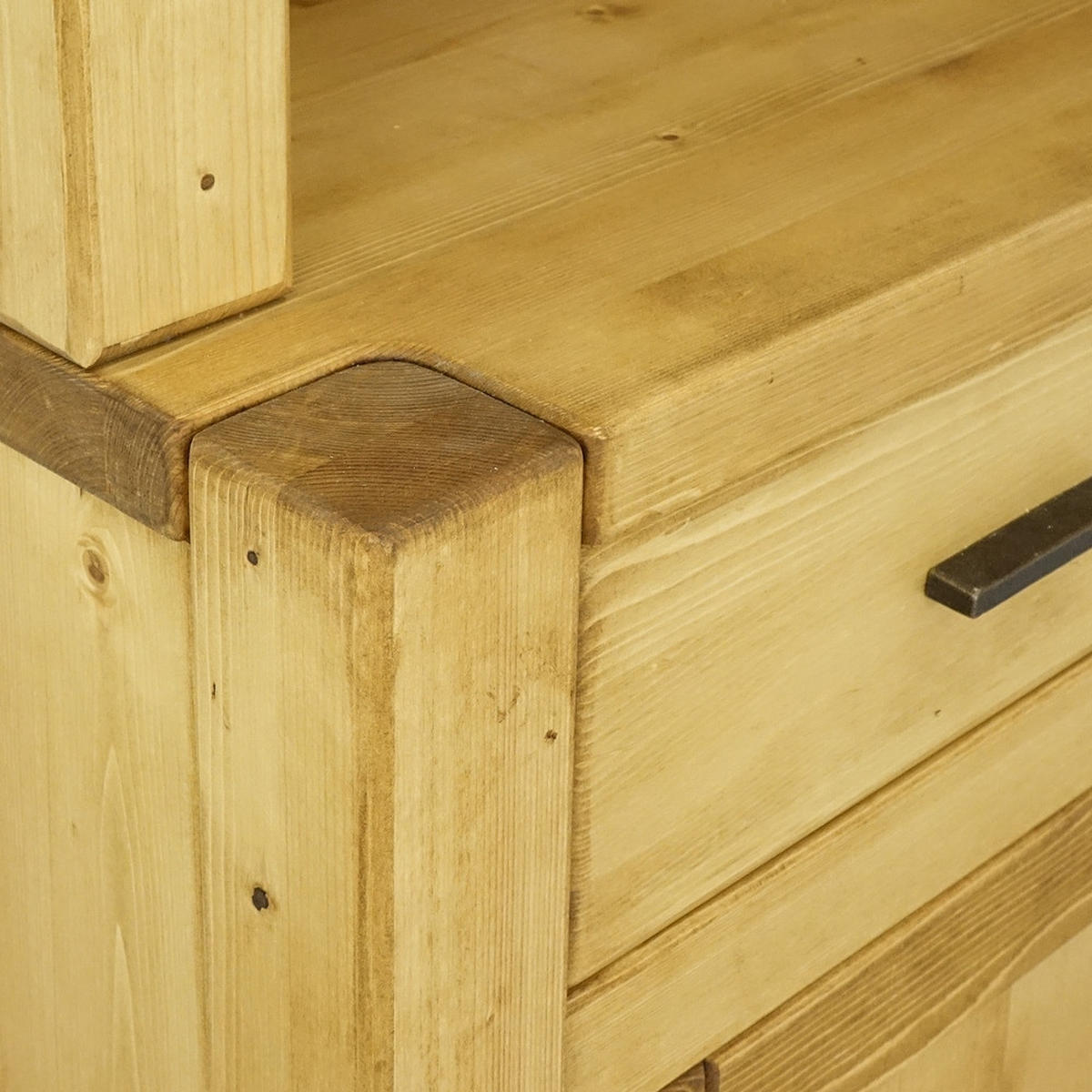 BUFFET aus Massivholz Sara - Honig, Holz (100/190/50cm) - Seart