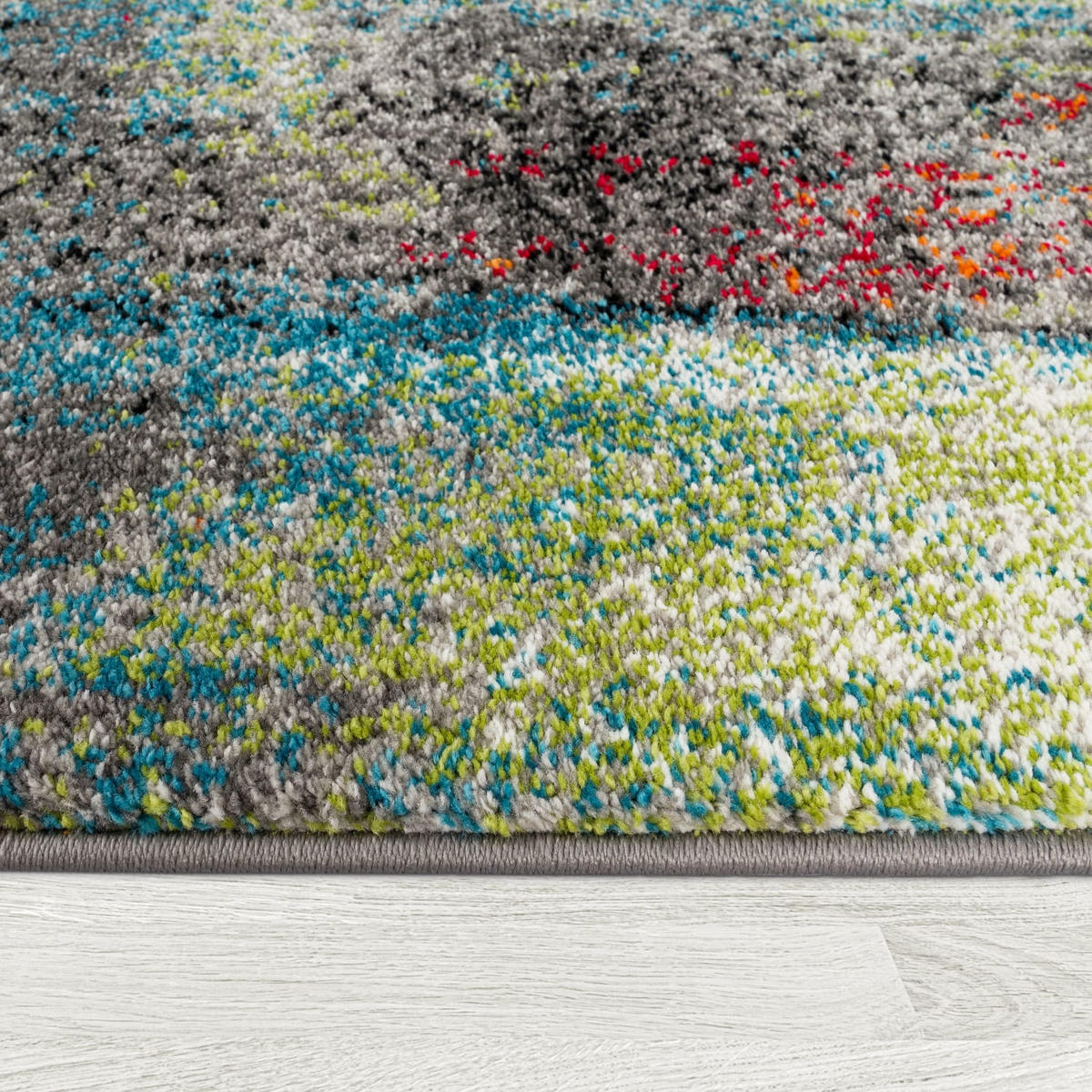 KURZFLORTEPPICH, mit Farbverlauf, aus Polypropylen, Florhöhe 12 mm, Mehrfarbig, 120 x 170 cm - Multicolor, Textil (120/170cm) - KADIMA DESIGN