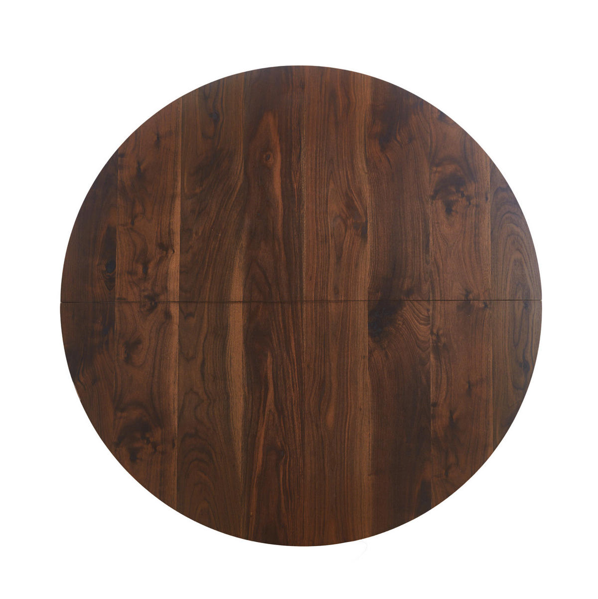 ESSTISCH 110/110/75 cm in Walnuss mit MDF-Platte und Metallgestell - Walnussfarben, Holzwerkstoff (110/110/75cm) - Flora Grace