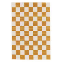 TEPPICH für Innen und Außen mit Skulptureffekt gelb - Gelb, Textil (120/170cm) - AFK Living