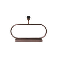 LAMPENFUSS JAMIRO 47x13x27 cm, Metall, Kupfer - Kupferfarben, Metall (47/13/27cm) - Light & Living