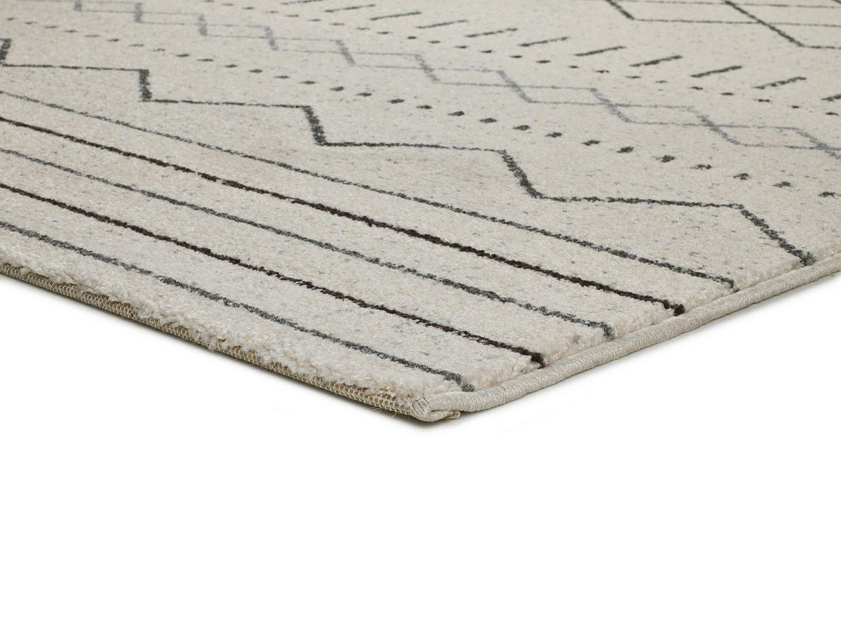 WEBTEPPICH Weiß Akka 200/290 cm - Weiß, Naturmaterialien/Textil (200/290cm) - Atticgo