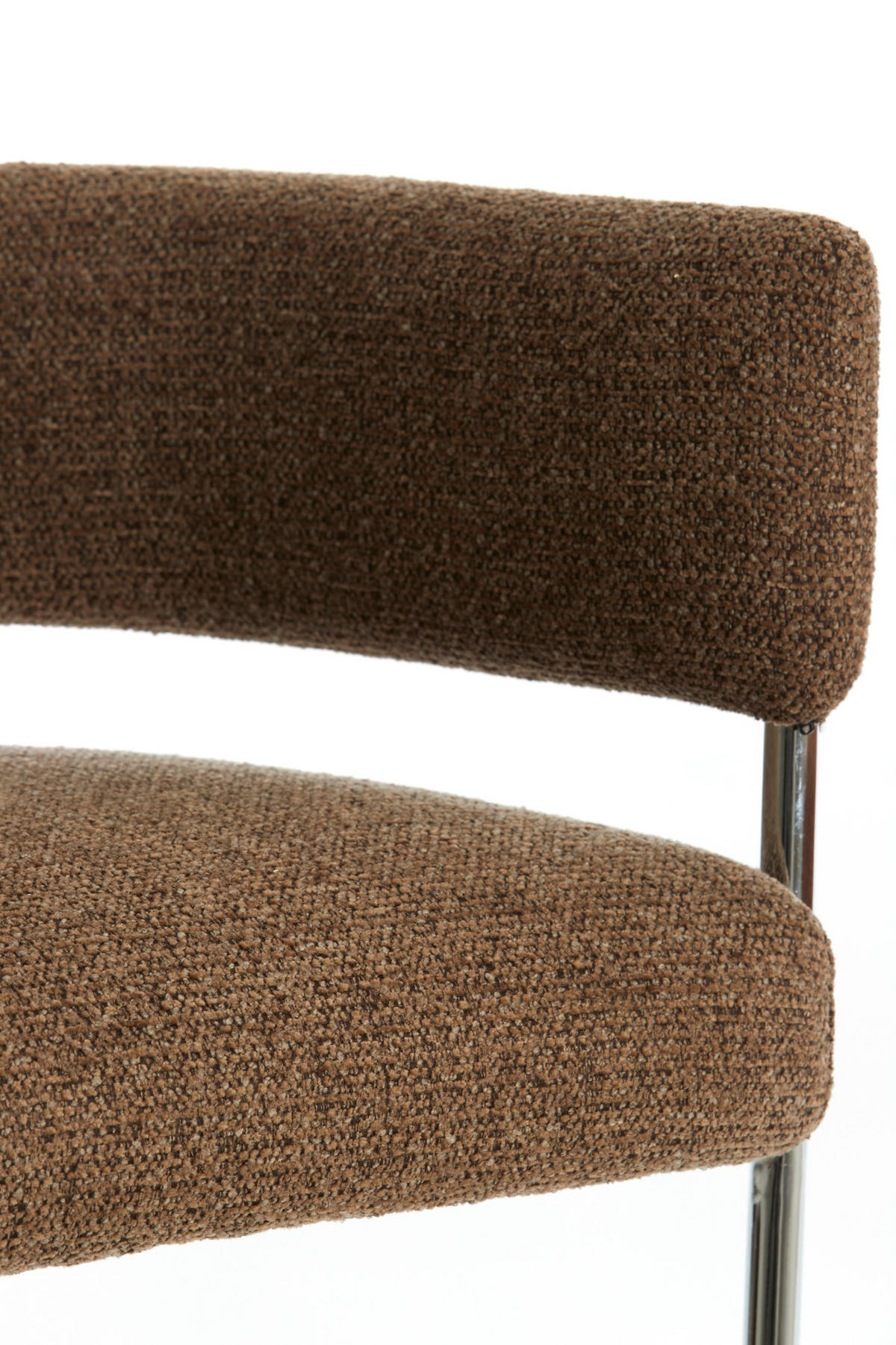 ESSZIMMERSTUHL Adante Braun 56/52/72 cm - Dunkelbraun, Metall (52/72/56cm) - Light & Living