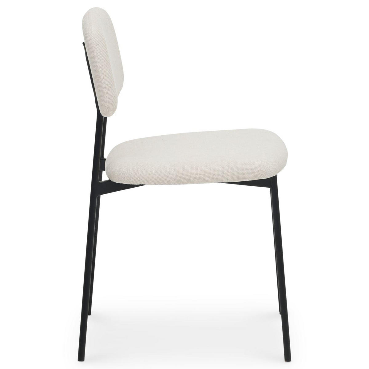 ESSZIMMERSTUHL TOLEDO 4ER-SET - Weiß, Textil (44/78/49cm) - IDIMEX