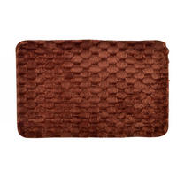 BADTEPPICH Zac Braun 80/50/2 cm Textilien - Braun, Textil (50/80cm) - Mondex