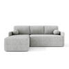 ECKSOFA Bloom Grau Bouclé - Grau, Textil (212/142cm) - Selsey