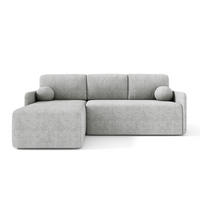 ECKSOFA Bloom Grau Bouclé - Grau, Textil (212/142cm) - Selsey