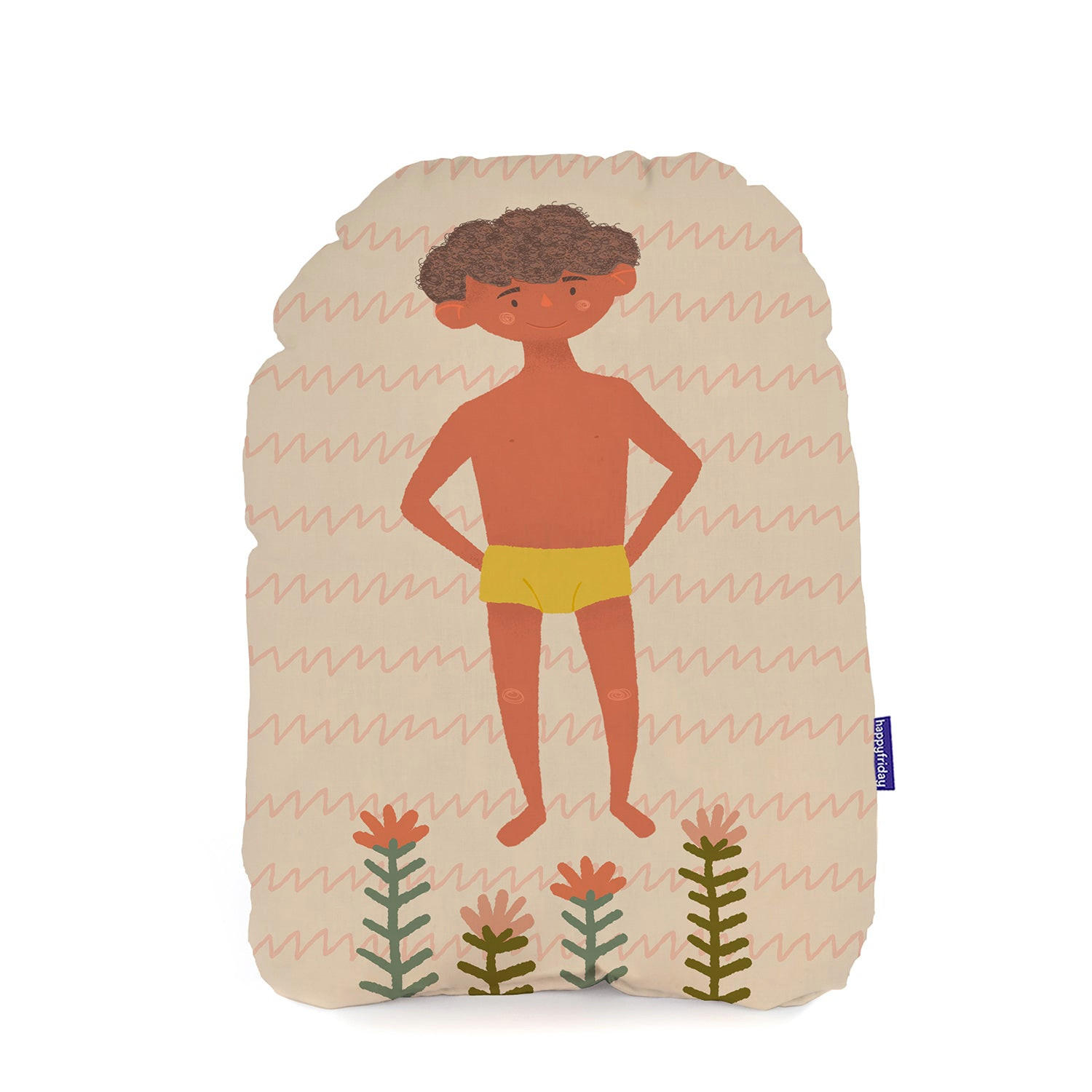KISSEN jungle life 40x30 cm mehrfarbig - Multicolor, Textil (40/30cm) - Happy Friday