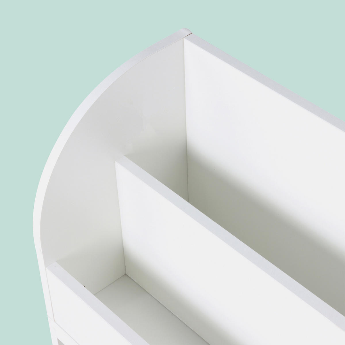 KINDERREGAL - Weiß, Holzwerkstoff (67/89.5/30cm) - Relaxdays