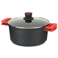 TOPF Molten Ø 28 cm mit Deckel - Schwarz, Metall (36.5cm) - Kinvara