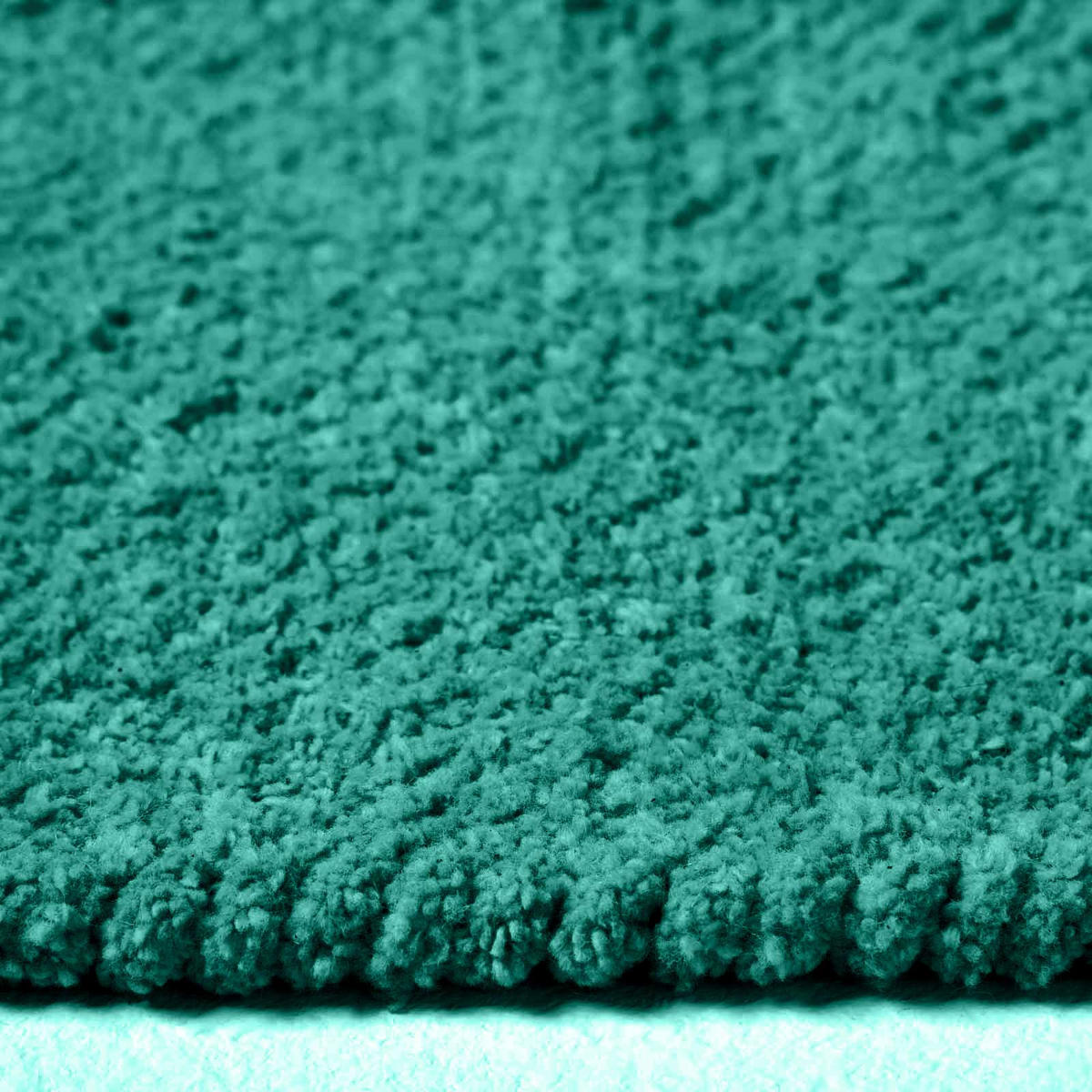 HANDWEBTEPPICH Chenille 90/150 cm - Petrol, Textil (90/150cm) - Homescapes