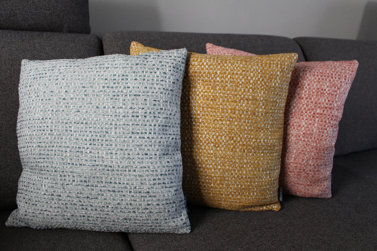 KISSENHÜLLE Vendetta mint - Mintgrün, Textil (60/60cm) - Magma Heimtexx