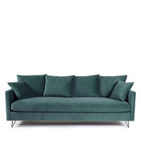 BETTSOFA - Eukalyptusgrün - Grün, Textil (233/86/95cm) - Drawer