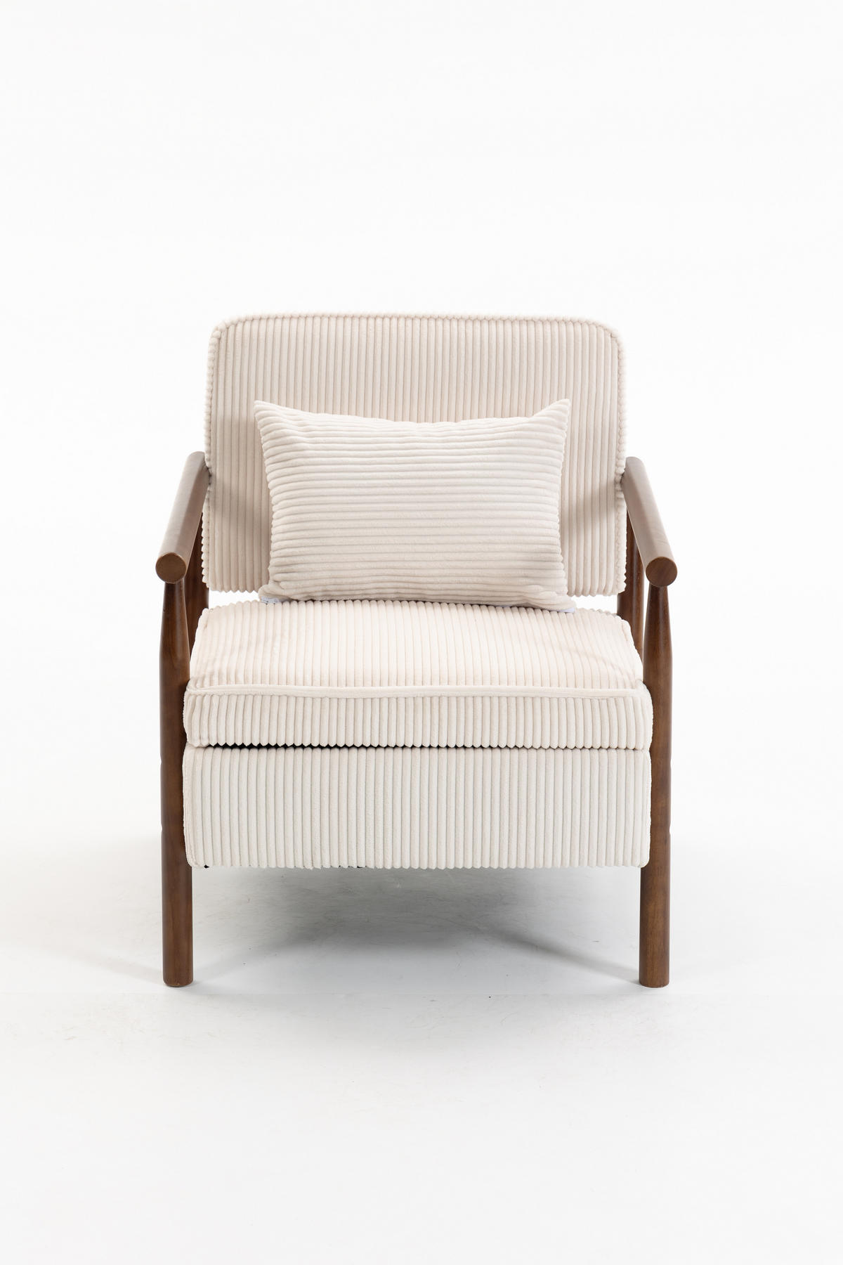 SESSEL Akzentstuhl mit Lendenpolster, DE-42320, Weiß - Weiß, Holzwerkstoff (66/73/83cm) - ComfortXL
