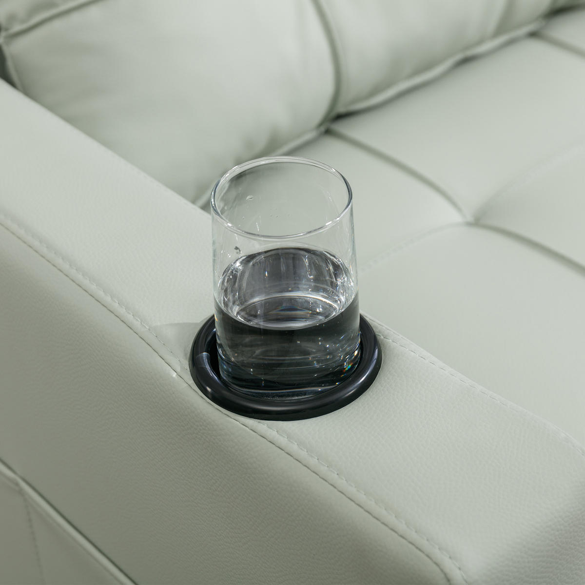 SCHLAFSESSEL DE-35007 3-in-1 mit USB und Getränkehaltern Hellgrün - Hellgrün, Metall (87/84/74cm) - ComfortXL