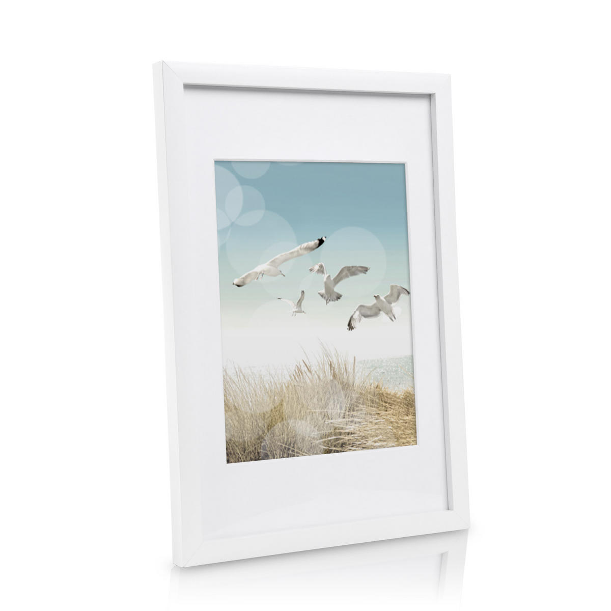 BILDERRAHMEN Ocean MDF Weiß (12tlg) - Weiß, Holzwerkstoff (24/21/24cm) - BoMoe