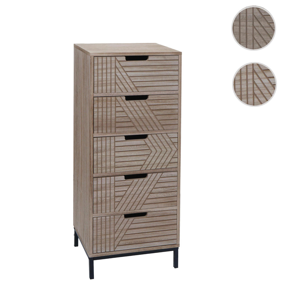 KOMMODE Braun - Braun, Holz (35/84/29cm) - MCW