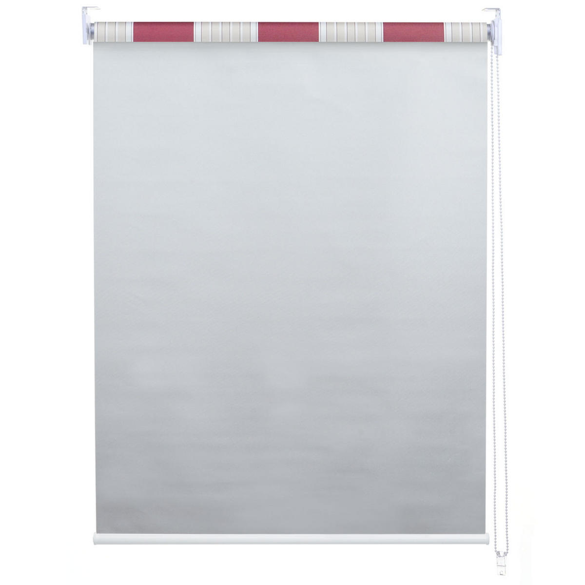 ROLLO BLICKDICHT Rot, Weiß, Beige - Beige/Rot, Textil (40/160/7cm) - Jamb