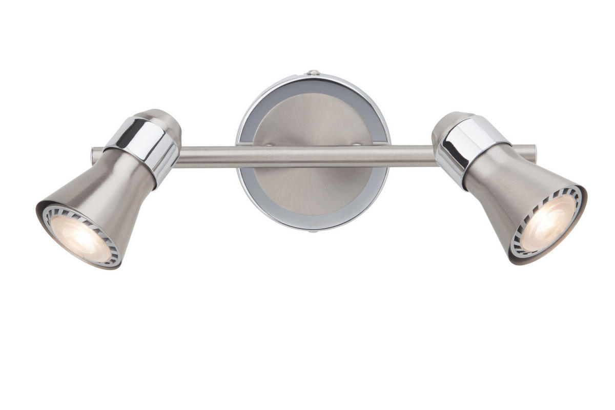 LED SPOT Sanny Eisen/Chromfarbenfarben 16,5/31,5/13,5 cm - Multicolor, Metall (16.5/31.5/13.5cm) - Brilliant