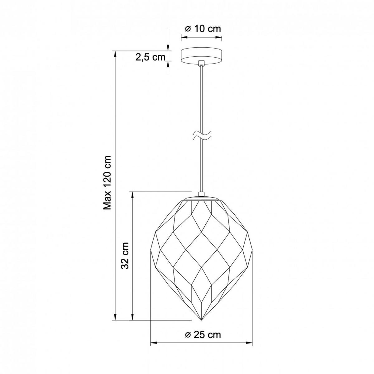 HÄNGELEUCHTE Pinguetti, Silber/Chrom, 32cm - Chromfarben, Glas (120/25/32cm) - KOSILUM