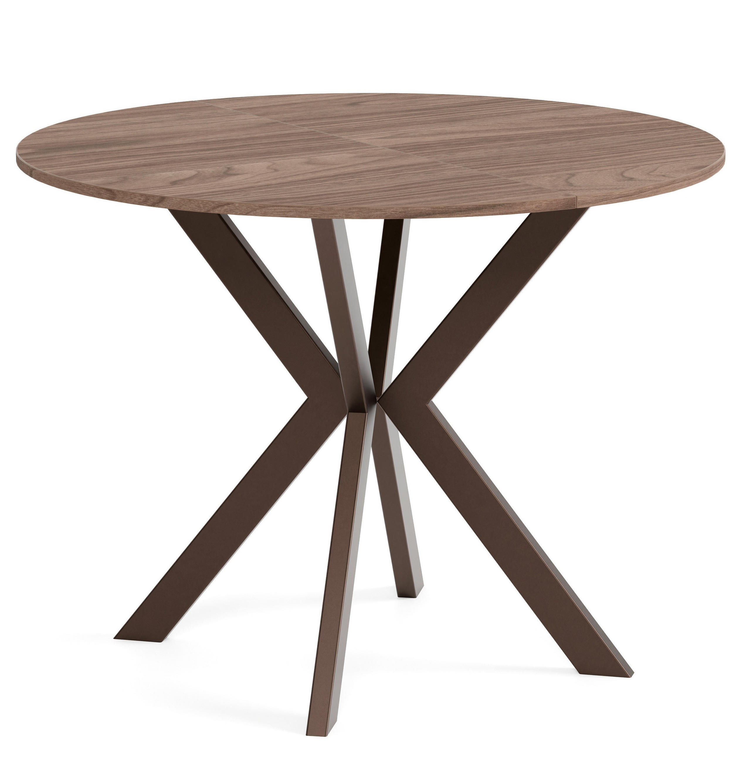 Sepro Meble Tisch Braun, Walnuss 90x76x90 cm