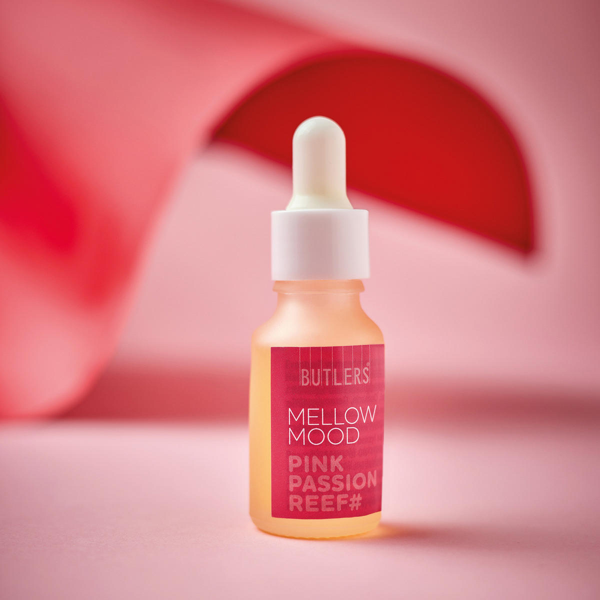 DUFTÖL Mellow Mood Pink Passion Reef - Hellrot, Glas/Kunststoff (3/9/3cm) - Butlers