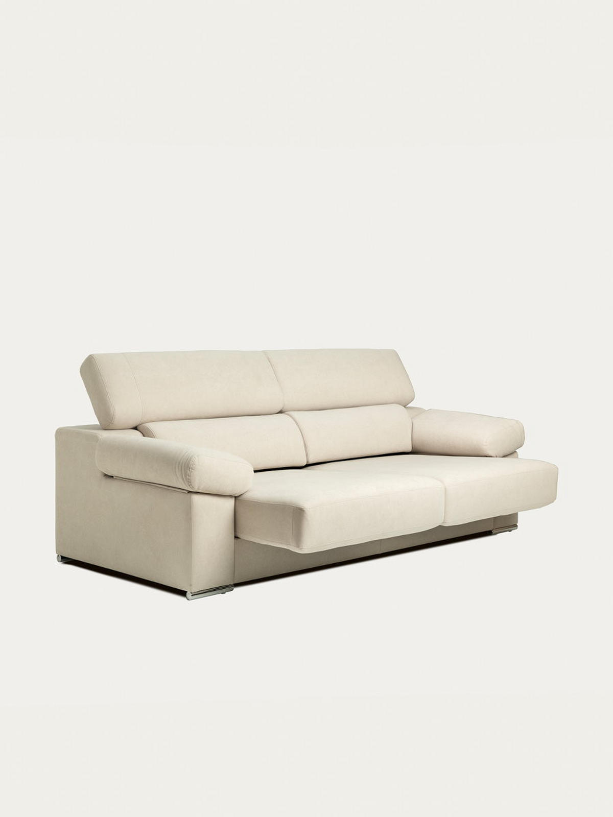 SOFA 3-SITZER Dolmen Beige 234 cm x 101 cm - Beige, Textil (234/101/104cm) - Kenay Home