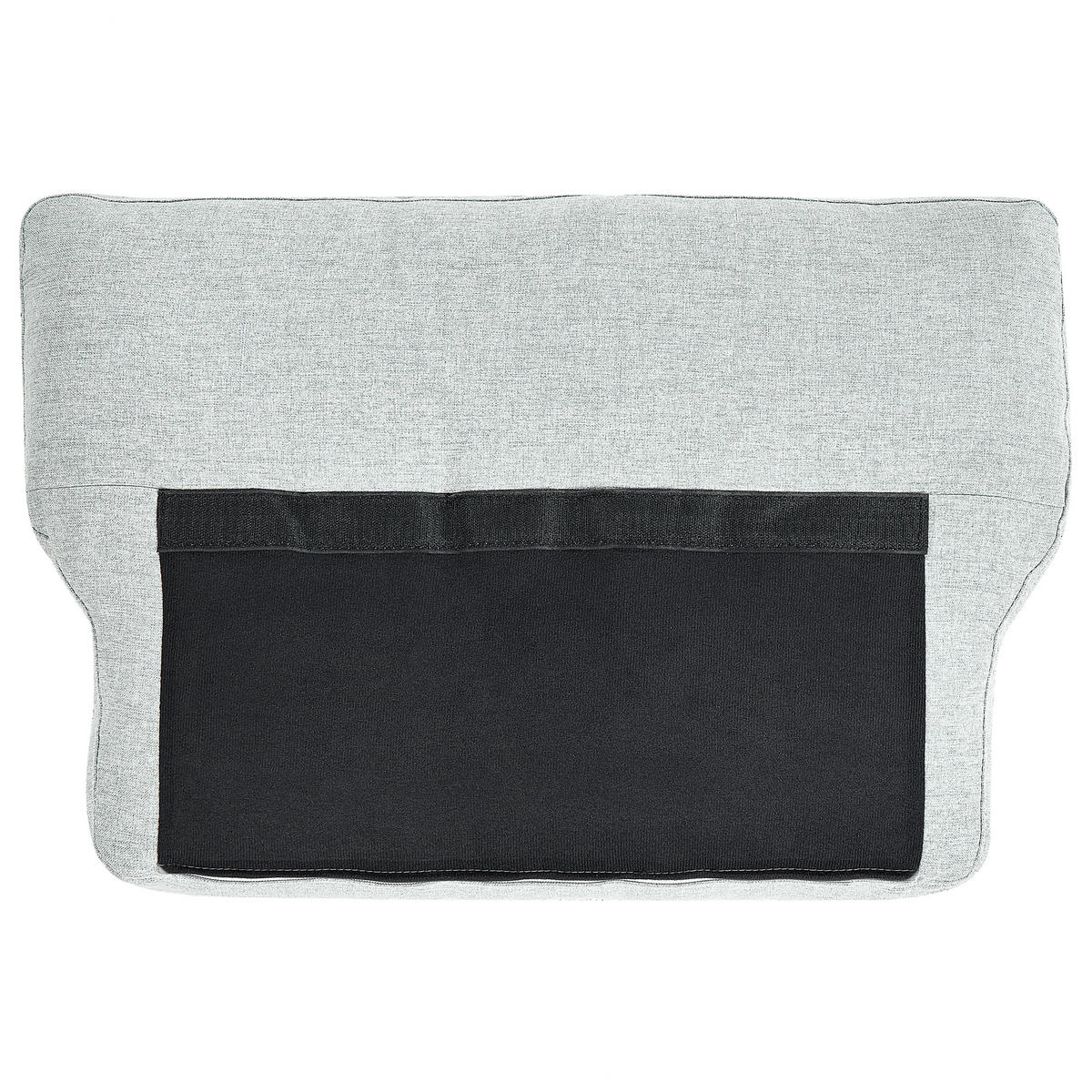 SESSEL Polsterbezug Grau Vietas - Grau, Textil/Metall (85/88/67cm) - Beliani