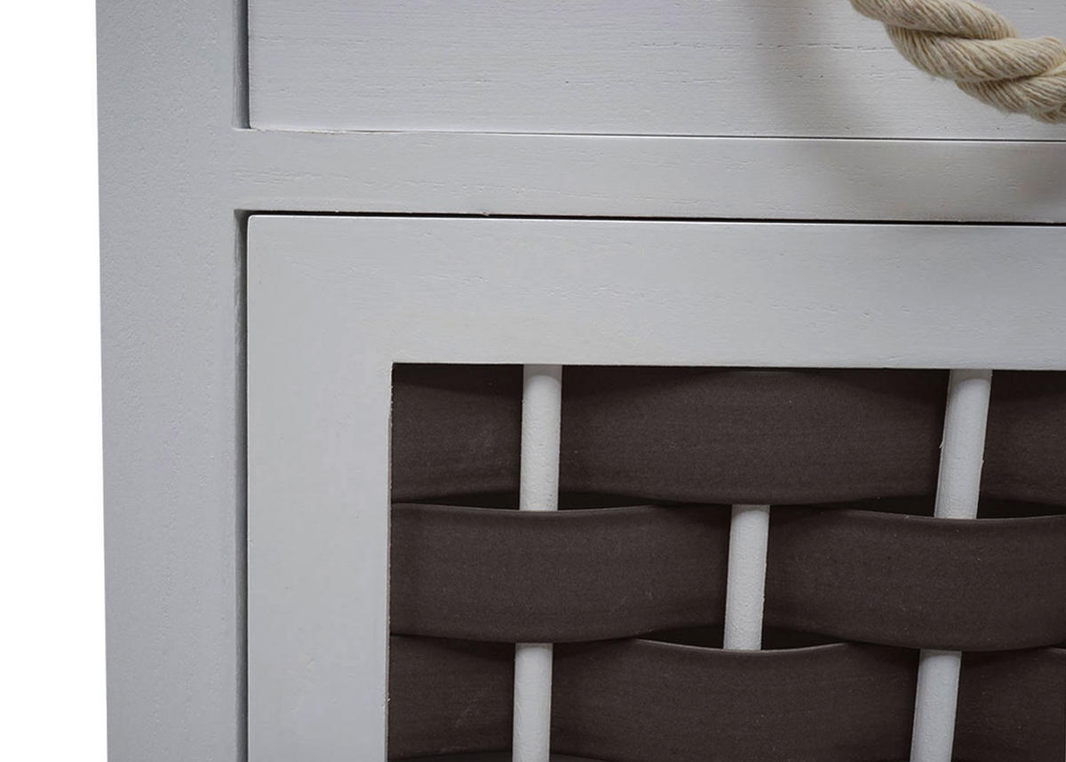 KOMMODE Grau, Grau - Grau, Holz (39/55/28cm) - MCW