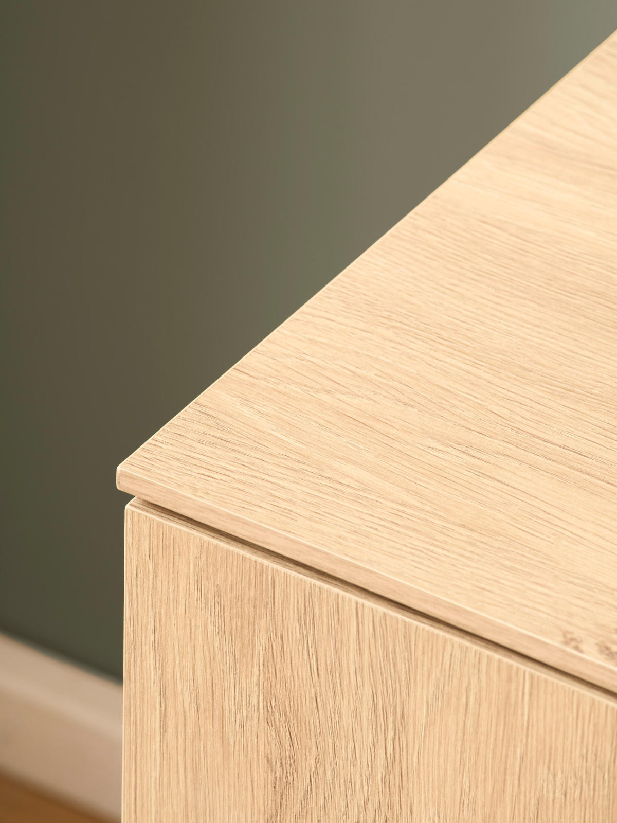 GARDEROBE-SET Stone Eiche 4-teilig 158 cm, Set mit viel Stauraum - Eichefarben/Schwarz, Holzwerkstoff/Metall (158/200/40cm) - Furn.Design
