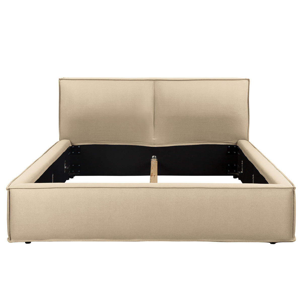 POLSTERBETT - Beige, Textil (180/200cm) - home24