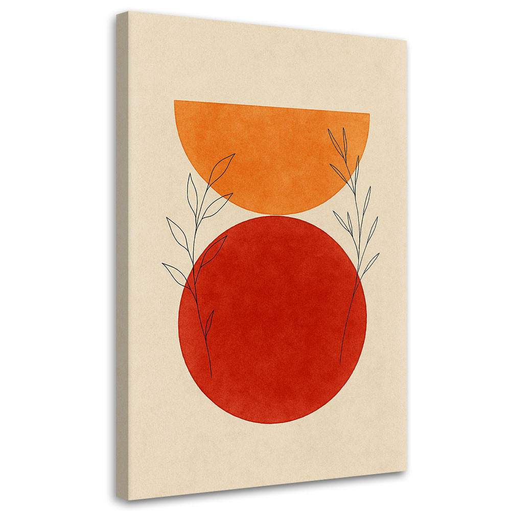 LEINWANDBILD Abstraktion 80x120cm - Multicolor, Textil (80/120cm) - Feeby