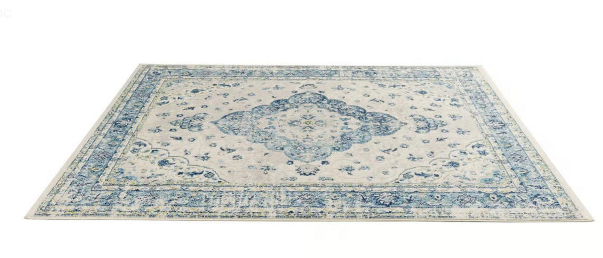 TEPPICH modern Flachgewebe Orient MOMA Blau 160 x 230 cm - Blau, Textil (160/230cm) - Novatrend