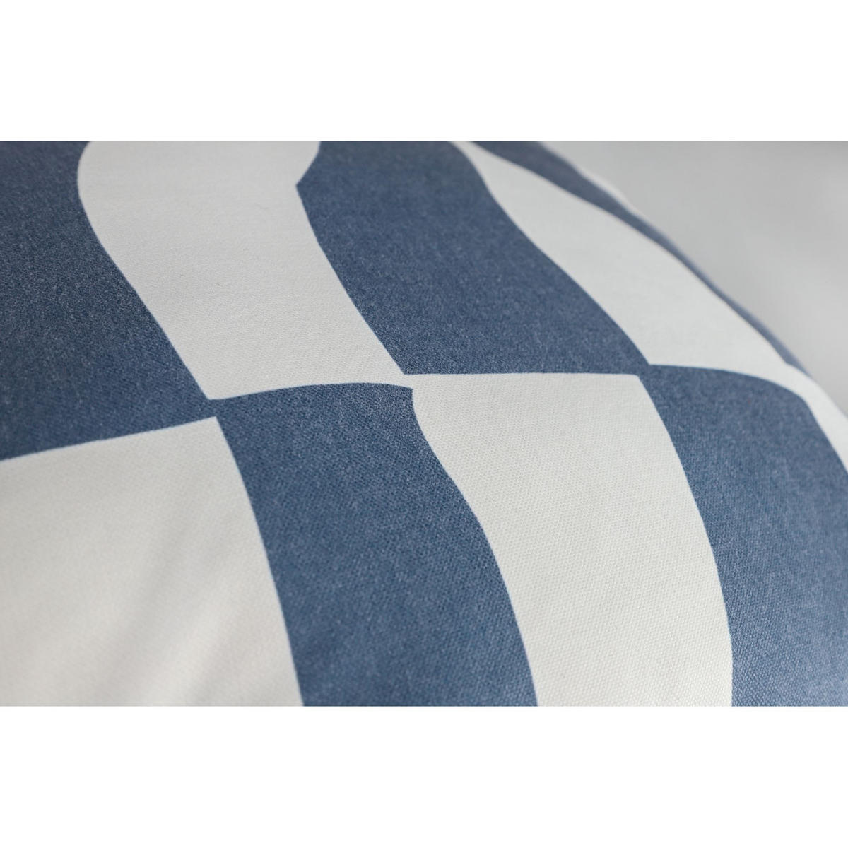 KISSENHÜLLE MODERN WAVES - Dunkelblau, Textil (45/45cm) - Tom Tailor