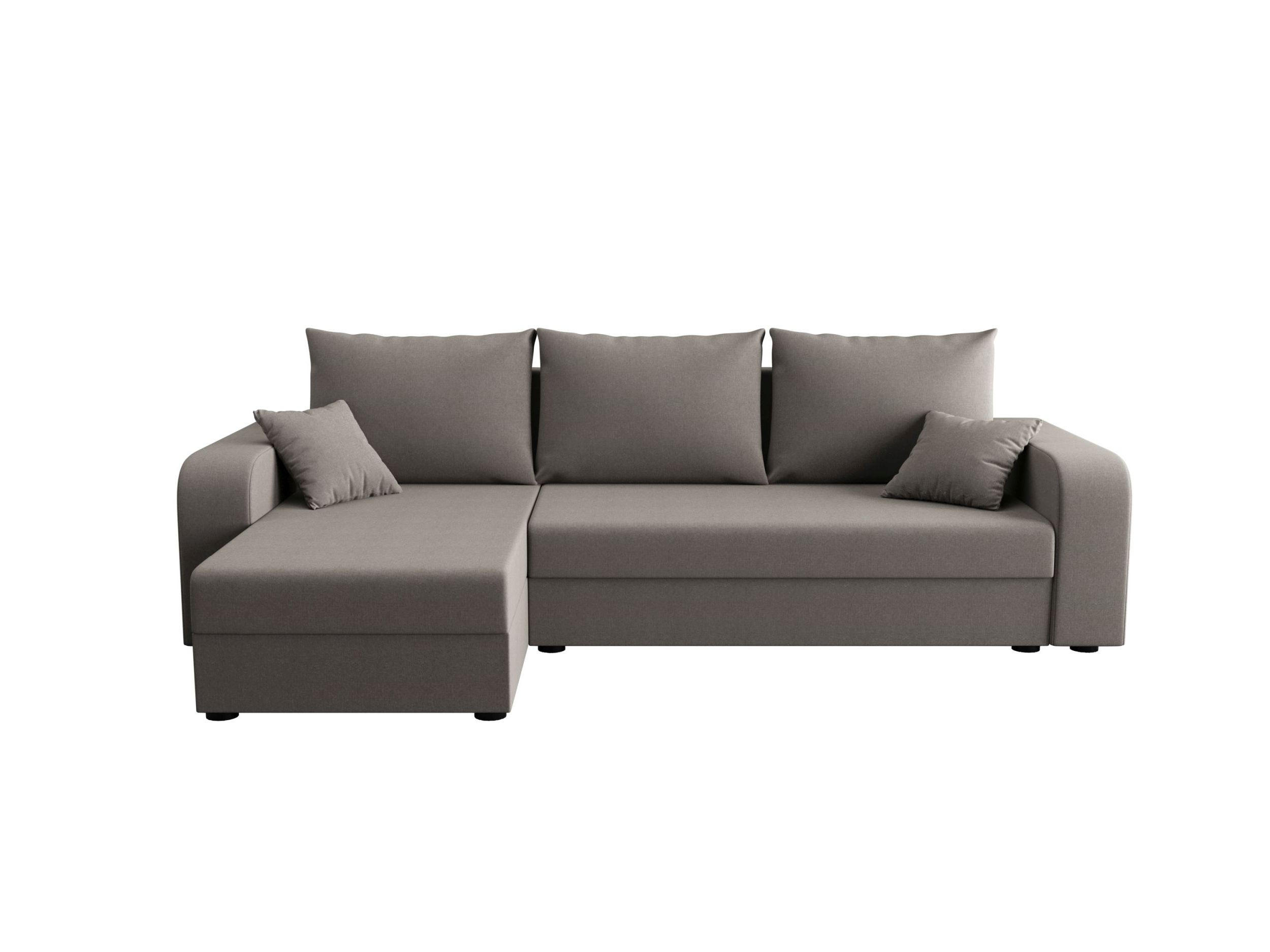 ECKSOFA HEWLET L BIS Sawana 21 Links mit Schlaffunktion - Grau, Textil (240/140cm) - Bedante