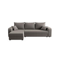 ECKSOFA HEWLET L BIS Sawana 21 Links mit Schlaffunktion - Grau, Textil (240/140cm) - Bedante