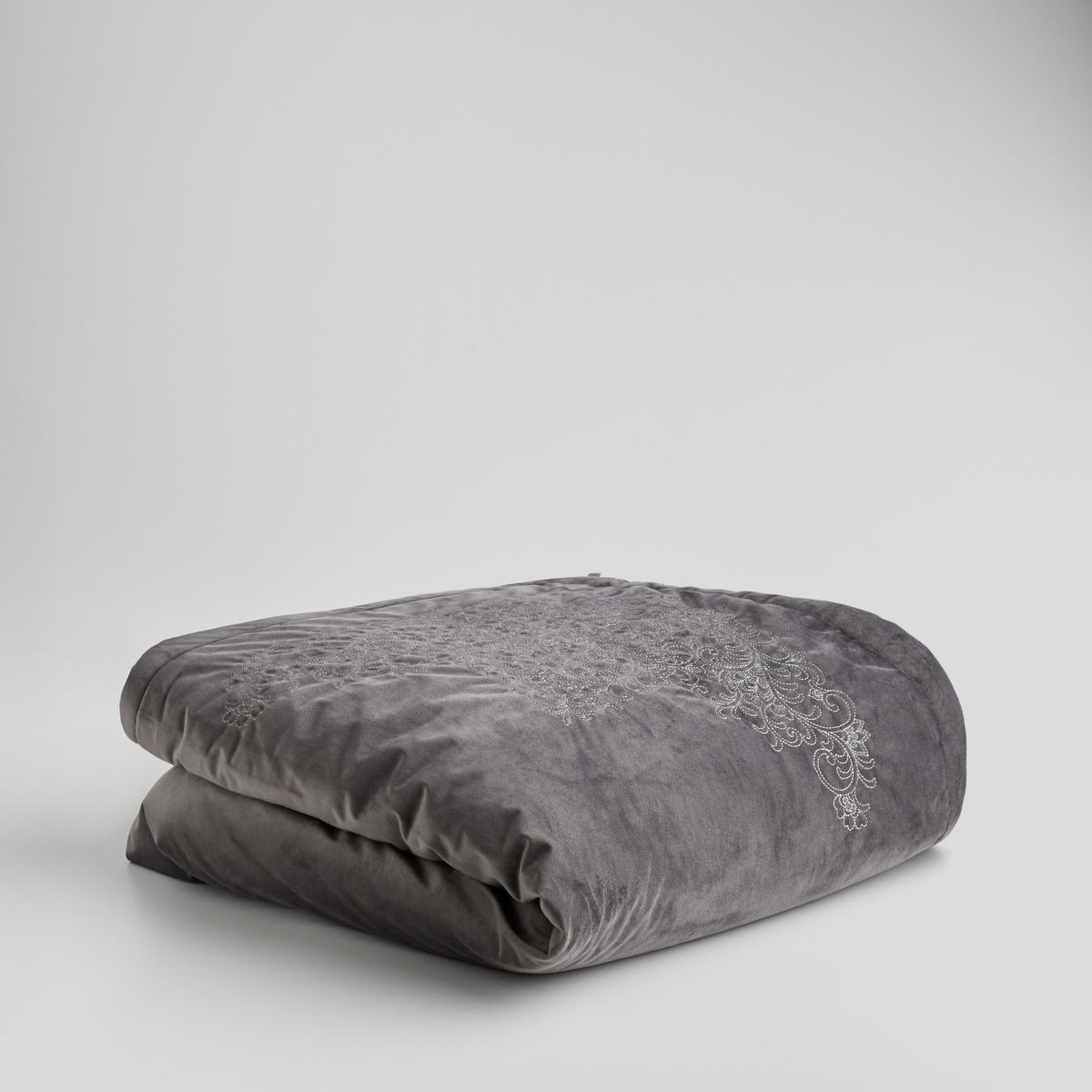 TAGESDECKE Arabea - Dunkelgrau, Textil (200/220cm) - home&you