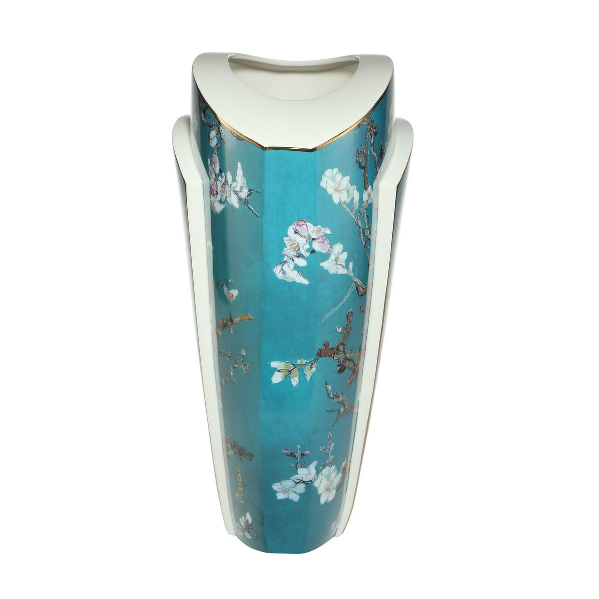 VASE Vincent van Gogh - Mandelbaum Blau, Porzellan, Bunt, 43 cm - Multicolor, Keramik (43cm) - Goebel