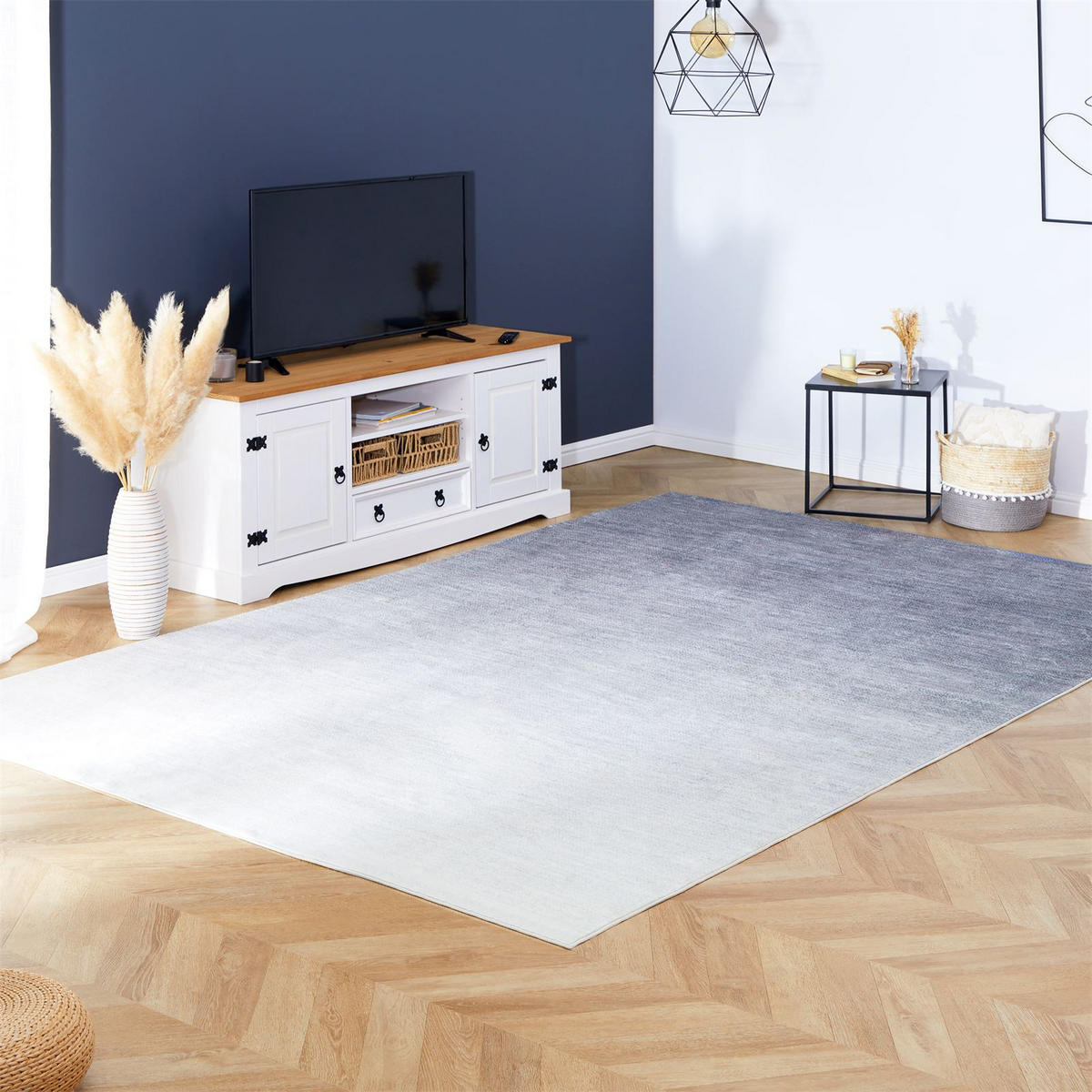 TEPPICH OMBRE - Grau, Textil (200/300cm) - IDIMEX